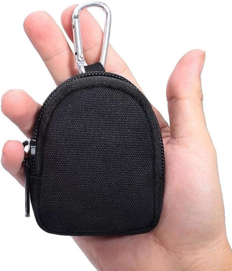 Imeisuit Tactical Coin Purse - Military Pocket Keychain Pouch as Mini Tool Organizer Coin Car Key Waist Case Earphone Pack Backpack Accessory Pouch (Black-1pc) - Image 1